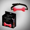 Knebel BDSM psia kość Bone gag red